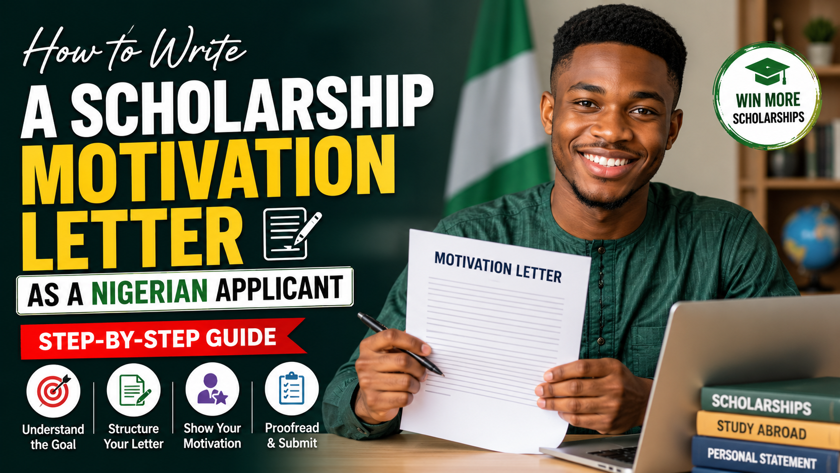 How to Write a Scholarship Motivation Letter as a Nigerian Applicant (Step-by-Step Guide)